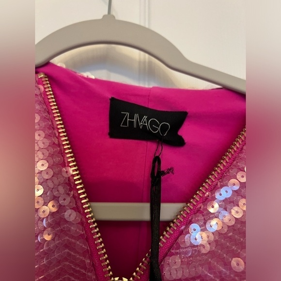 Zhivago Heated Activated The Video Wars Jumpsuit in Pink & Purple - Picture 5 of 9